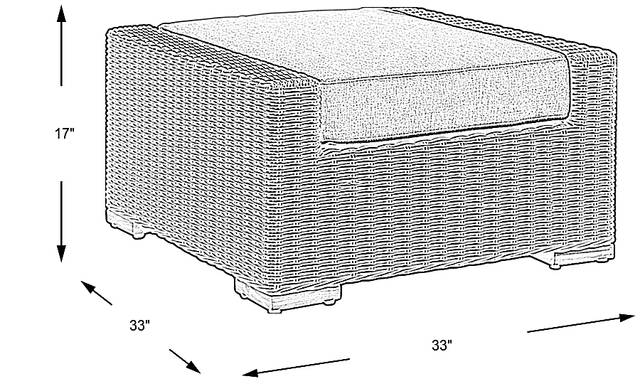 Dimension Image. Please refer to the Dimension Tab on this page for dimension details.