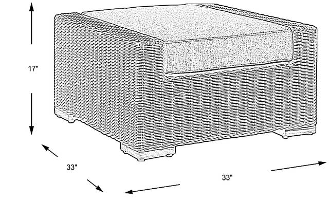 Dimension Image. Please refer to the Dimension Tab on this page for dimension details.
