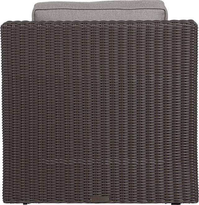 Patmos Brown Outdoor Rocker Chair with Mushroom Cushions - Thumbnail - Image 2