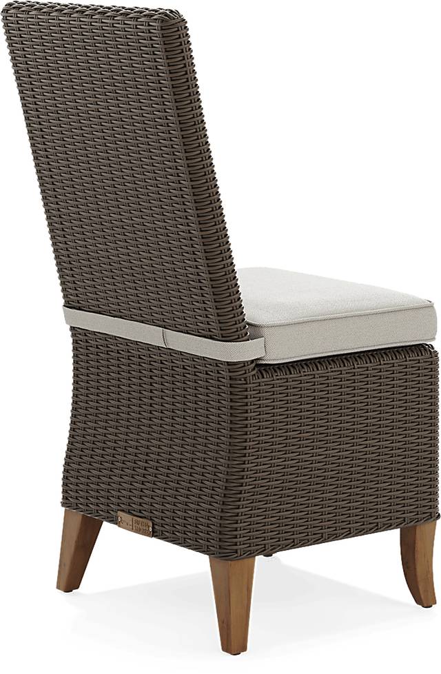 Patmos Brown 5 Pc Outdoor Dining Set with Linen Cushions - Thumbnail - Image 10
