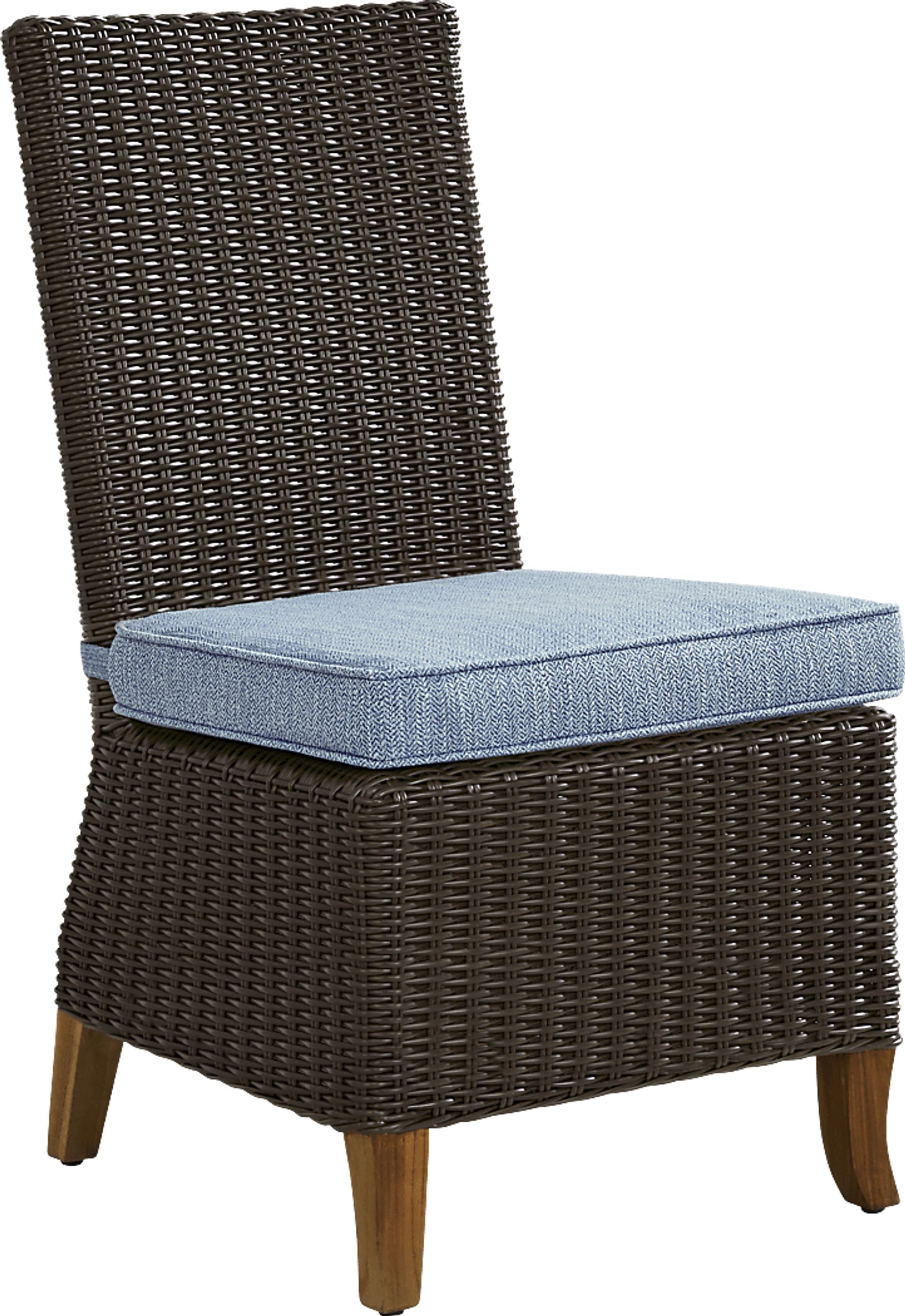 Patmos Tan 6 Pc 78 in. Rectangle Outdoor Dining Set With Steel Cushions - Image 8