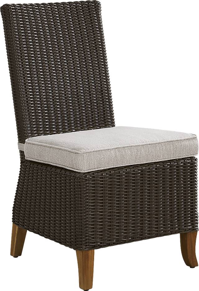 Patmos Tan 7 Pc 102 in. Rectangle Outdoor Dining Set With Twine Cushions and Bench - Thumbnail - Image 8