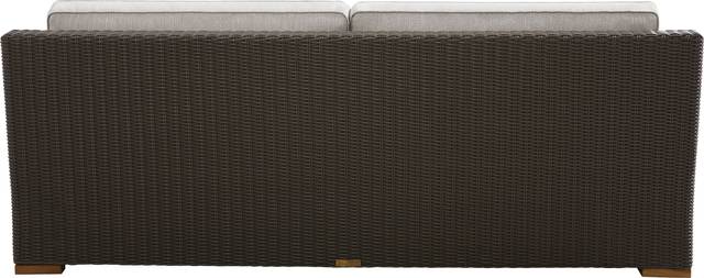 Patmos Brown Outdoor Sofa with Linen Cushions - Thumbnail - Image 3