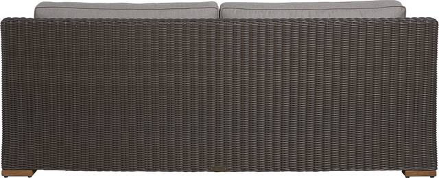 Patmos Brown 4 Pc Outdoor Seating Set with Mushroom Cushions - Thumbnail - Image 4