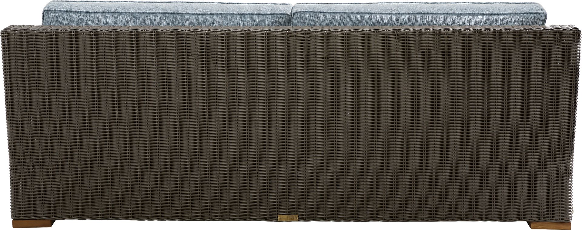Patmos Brown 4 Pc Outdoor Sofa Seating Set with Steel Cushions - Image 4
