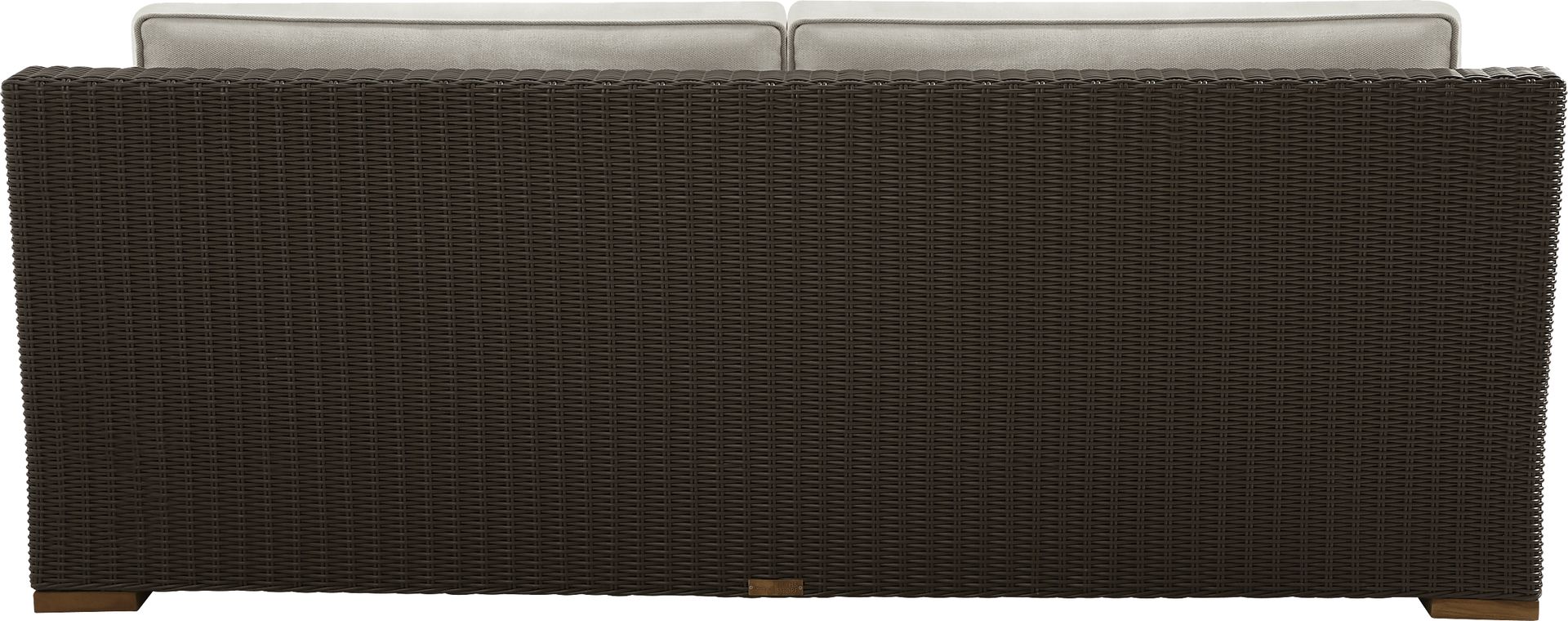 Patmos Brown Outdoor Sofa with Twine Cushions - Image 3