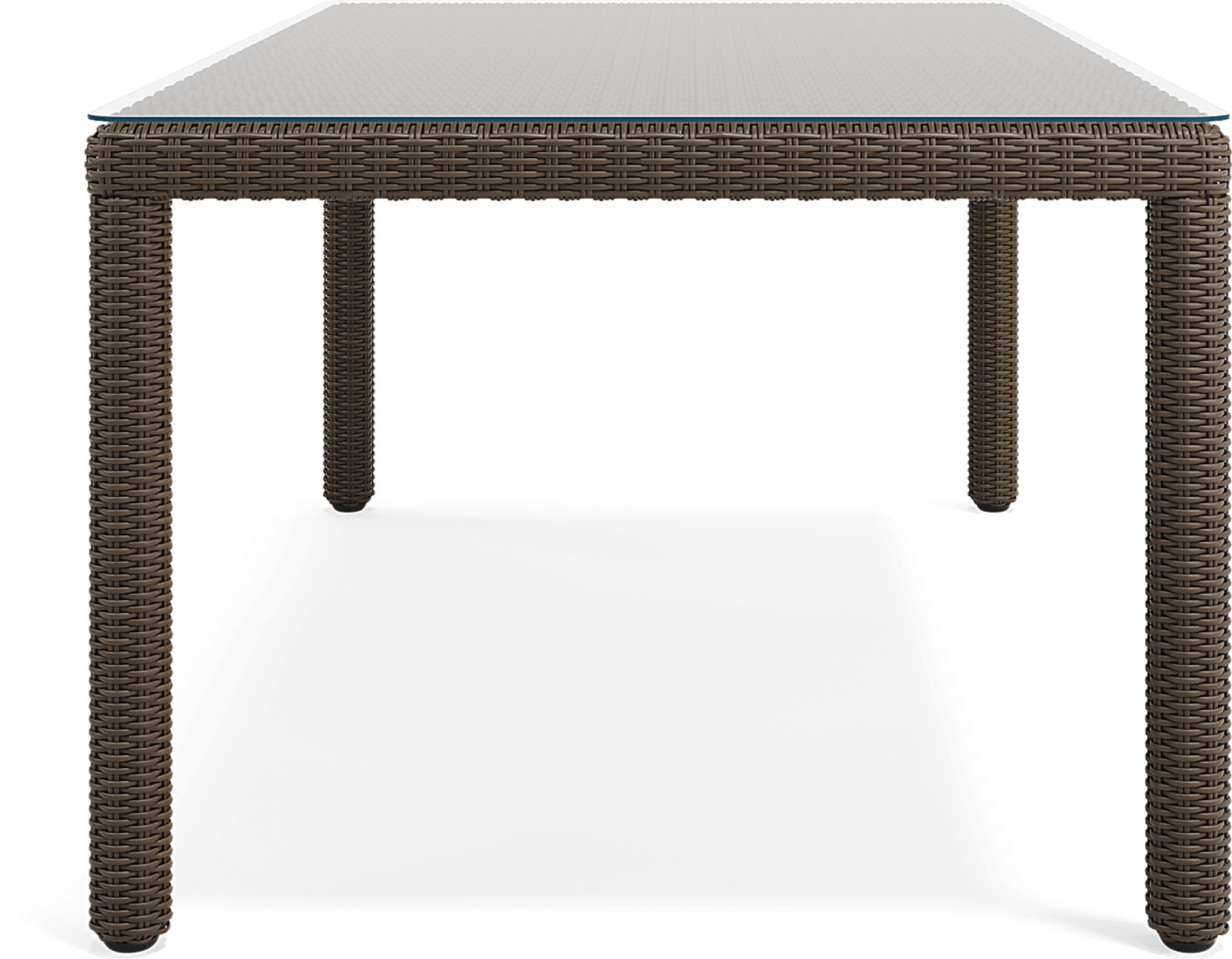 Patmos Brown 5 Pc Outdoor Dining Set with Linen Cushions - Image 4
