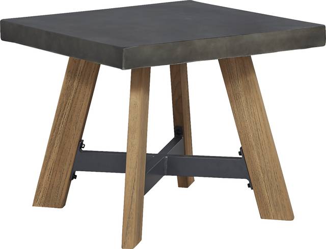 Patmos Cement Top End Table - Thumbnail - Image 1