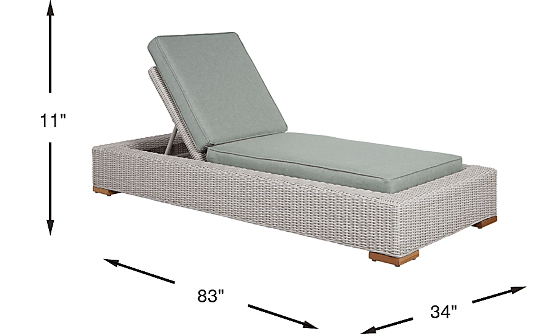 Dimension Image. Please refer to the Dimension Tab on this page for dimension details.