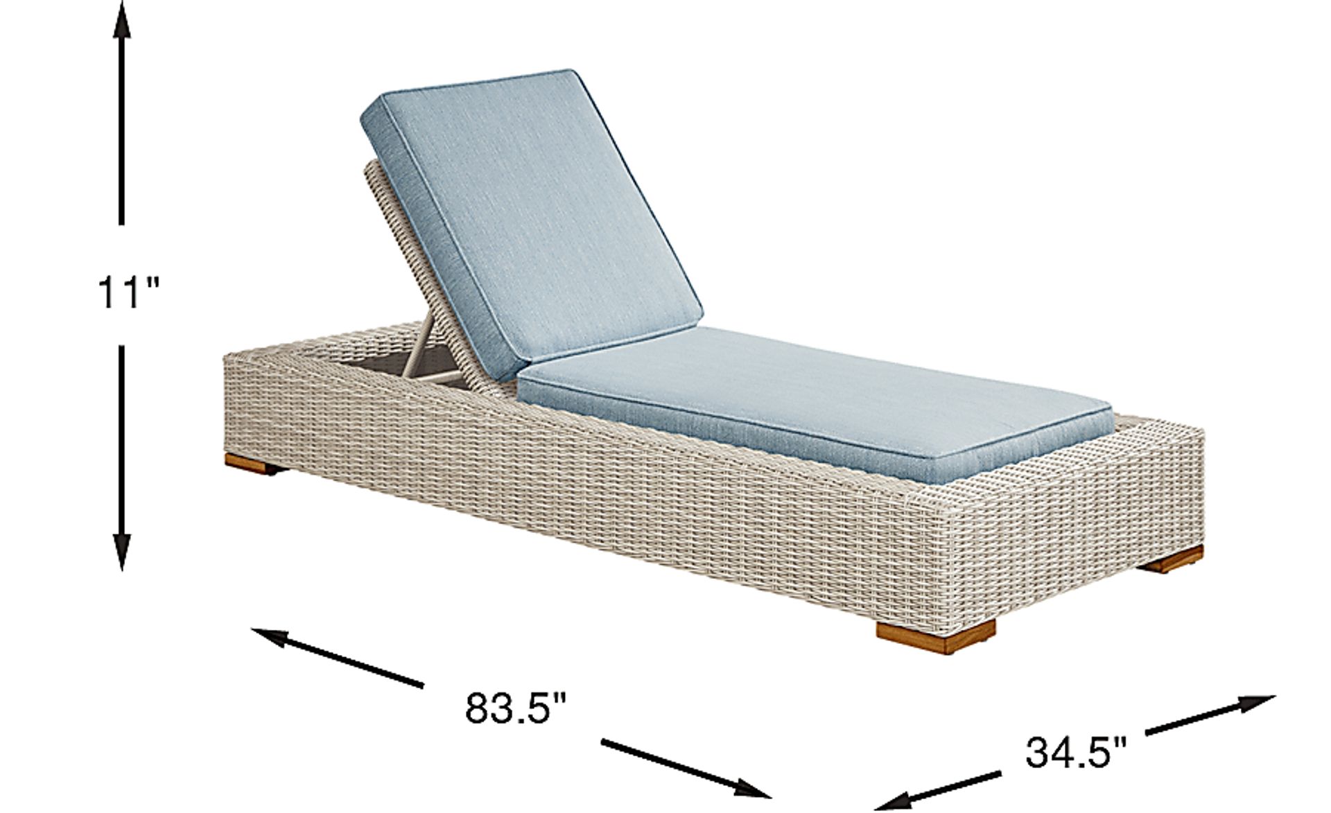 Dimension Image. Please refer to the Dimension Tab on this page for dimension details.