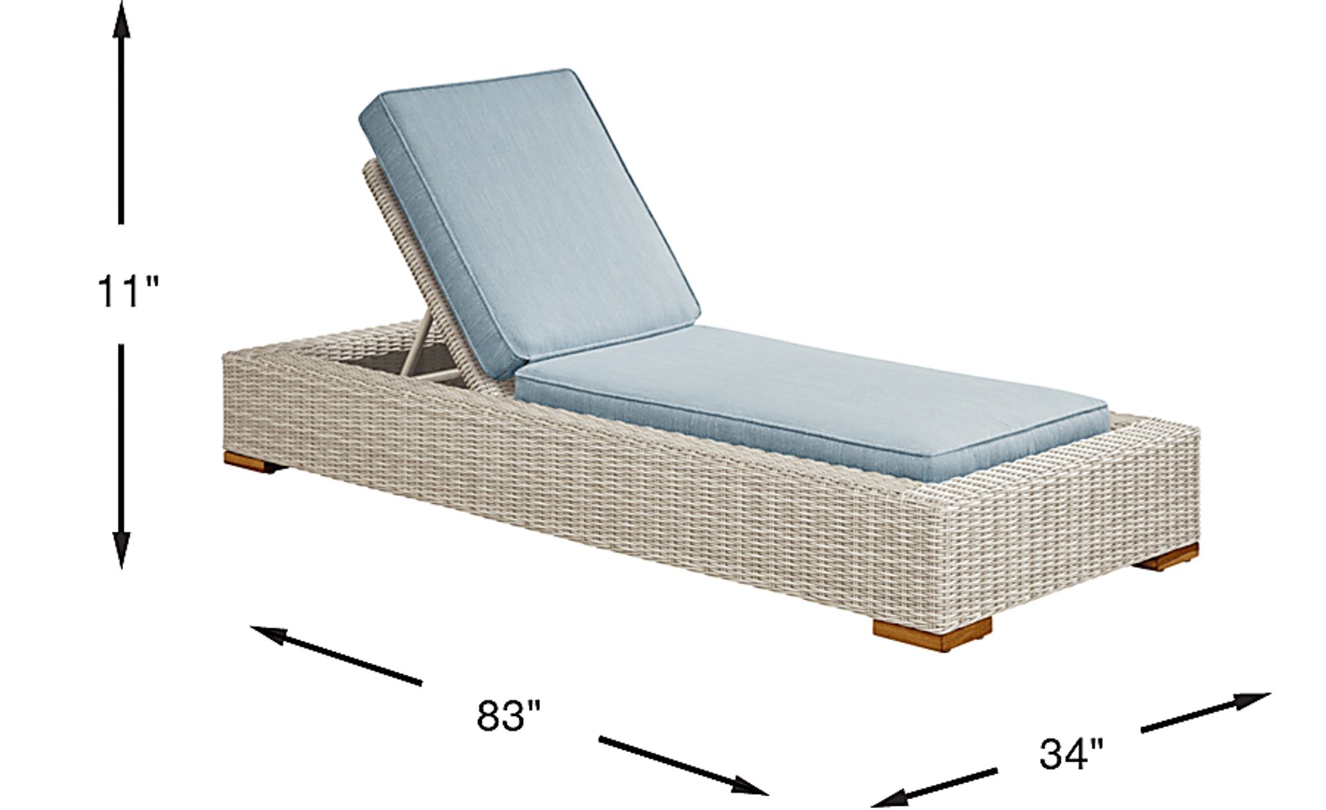 Dimension Image. Please refer to the Dimension Tab on this page for dimension details.