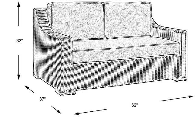 Dimension Image. Please refer to the Dimension Tab on this page for dimension details.