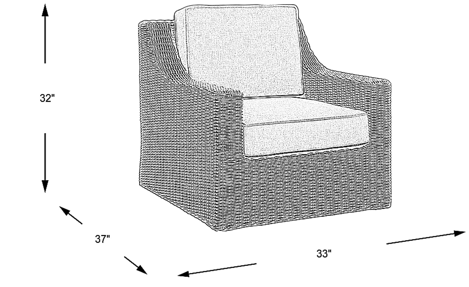 Dimension Image. Please refer to the Dimension Tab on this page for dimension details.