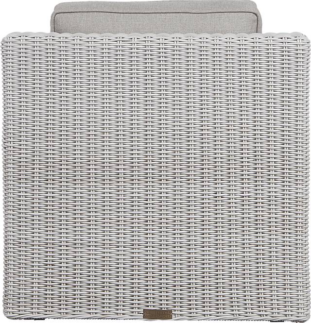 Patmos Gray Outdoor Rocker Chair with Mushroom Cushions - Thumbnail - Image 2