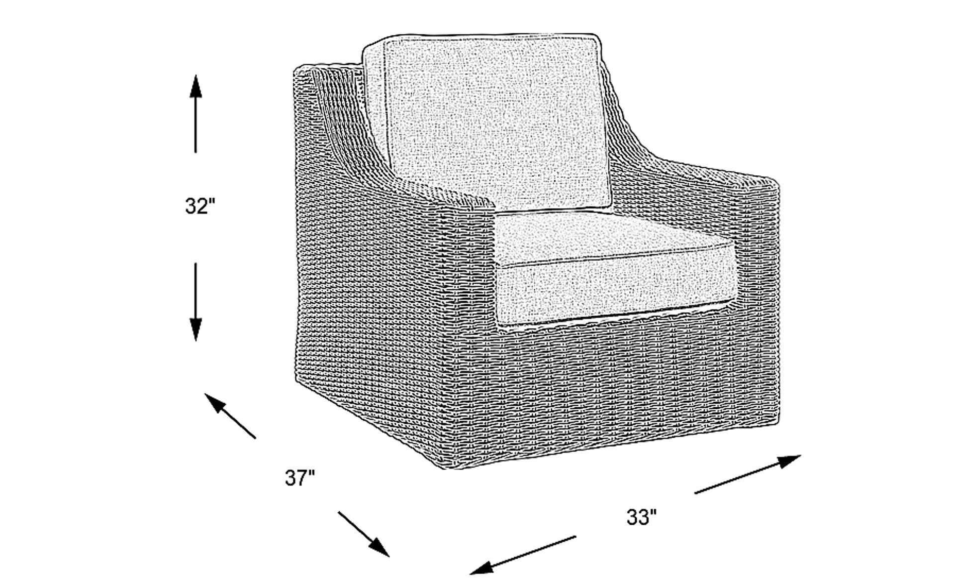 Dimension Image. Please refer to the Dimension Tab on this page for dimension details.