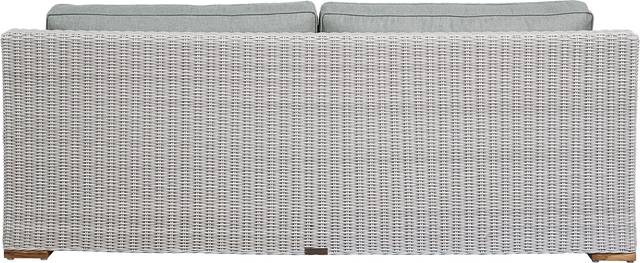 Patmos Gray Outdoor Sofa with Moss Cushions - Thumbnail - Image 4