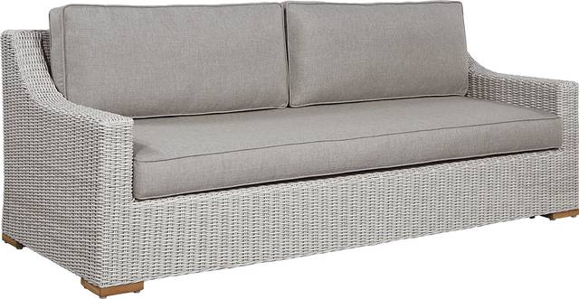 Patmos Gray Outdoor Sofa with Mushroom Cushions - Thumbnail - Image 3