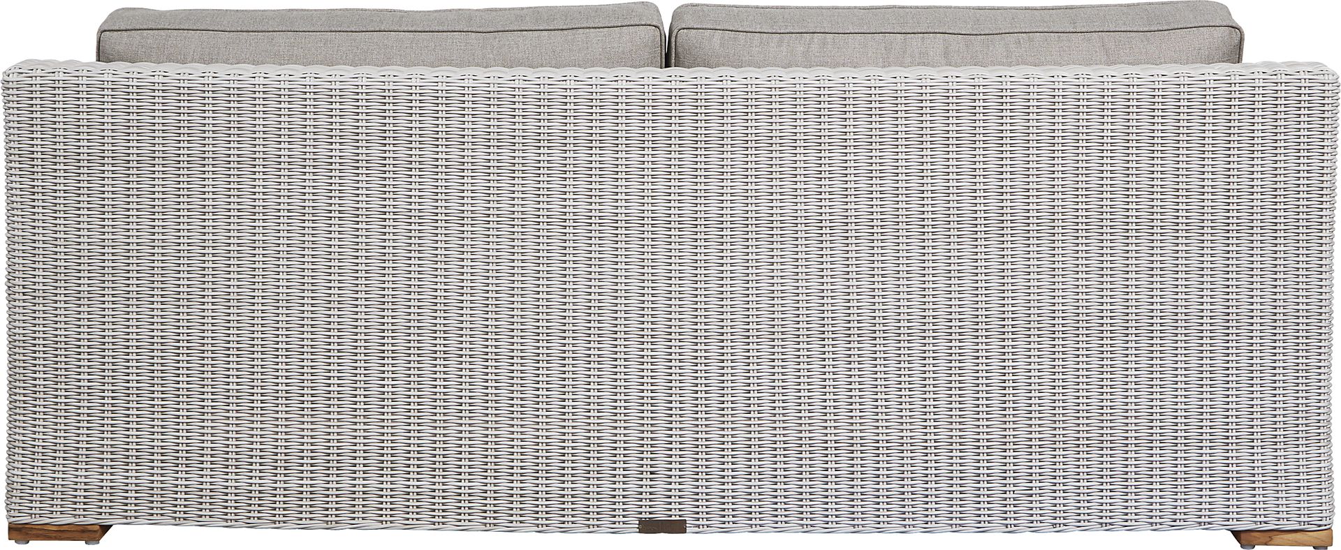 Patmos Gray Outdoor Sofa with Mushroom Cushions - Image 4