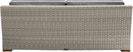 Patmos Gray Outdoor Sofa with Mushroom Cushions