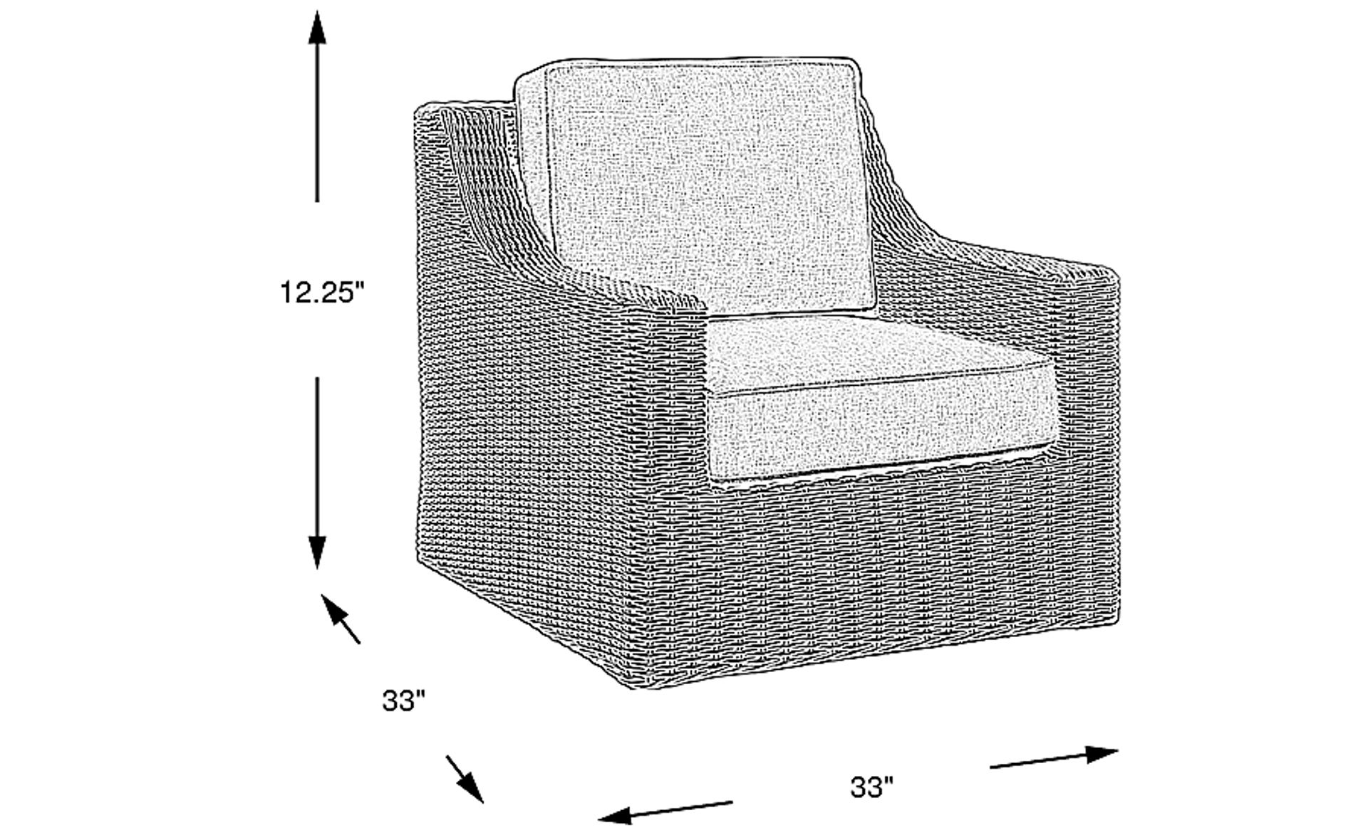 Dimension Image. Please refer to the Dimension Tab on this page for dimension details.