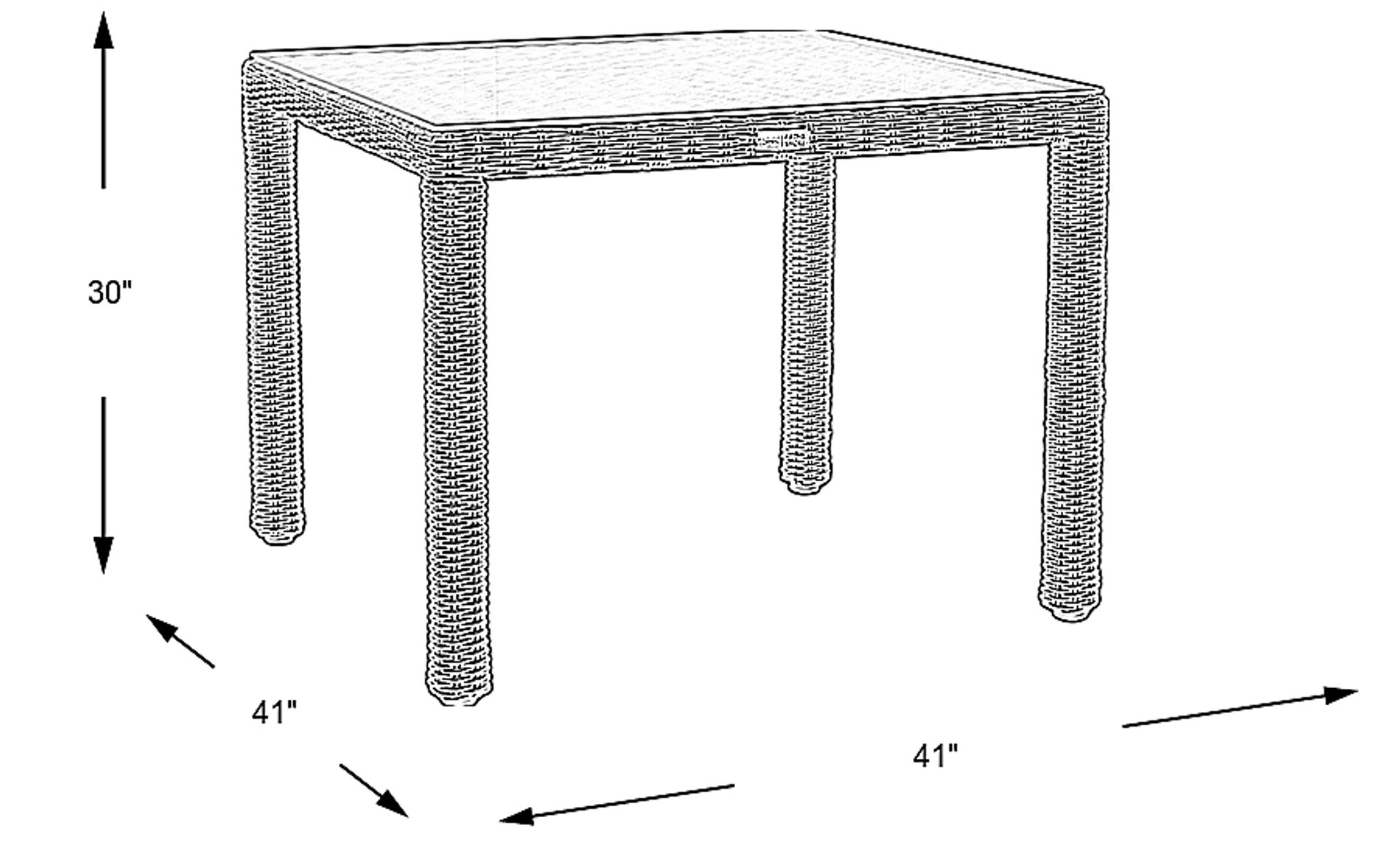 Dimension Image. Please refer to the Dimension Tab on this page for dimension details.