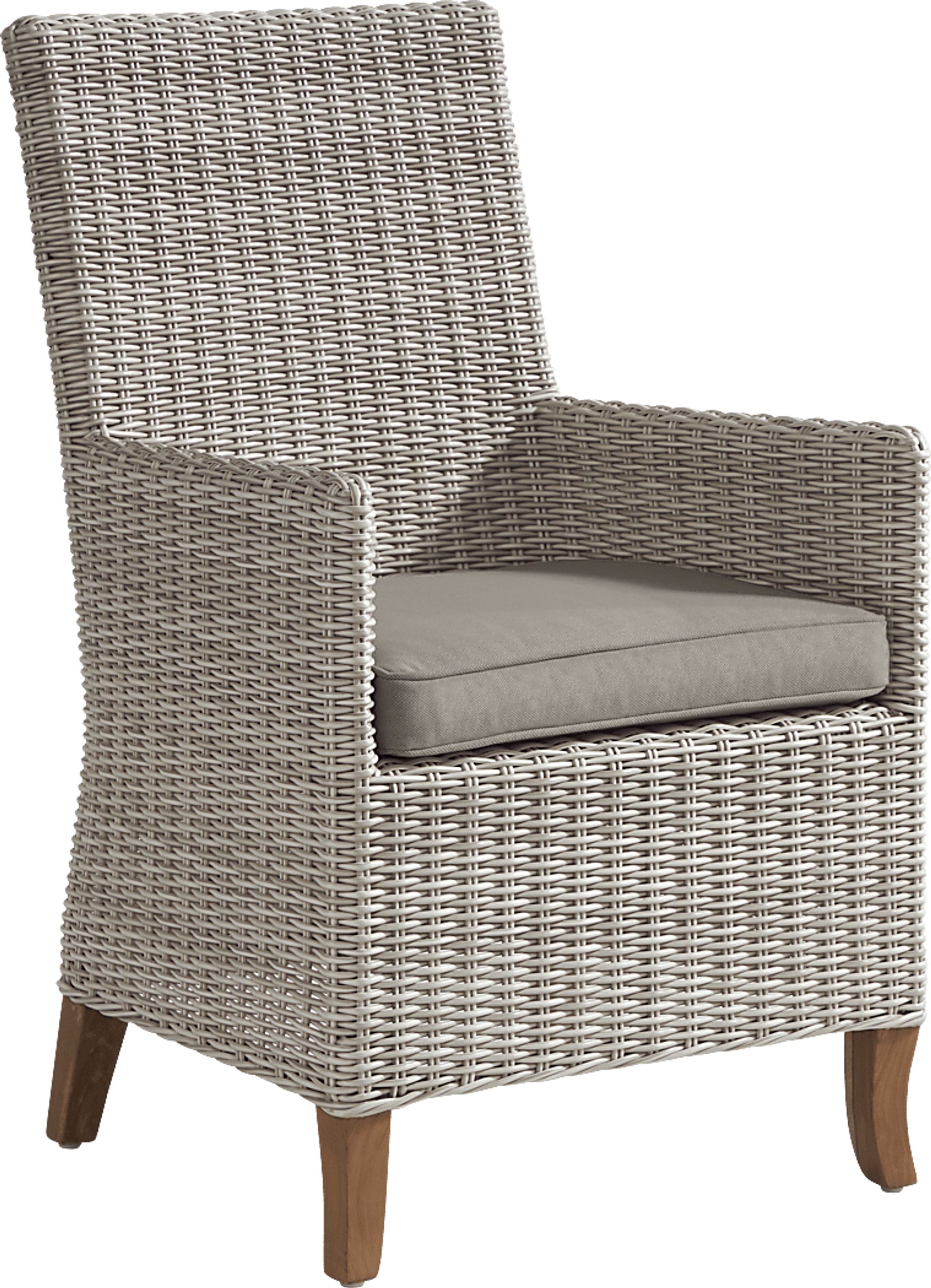 Patmos Gray Outdoor Arm Chair - Image 2