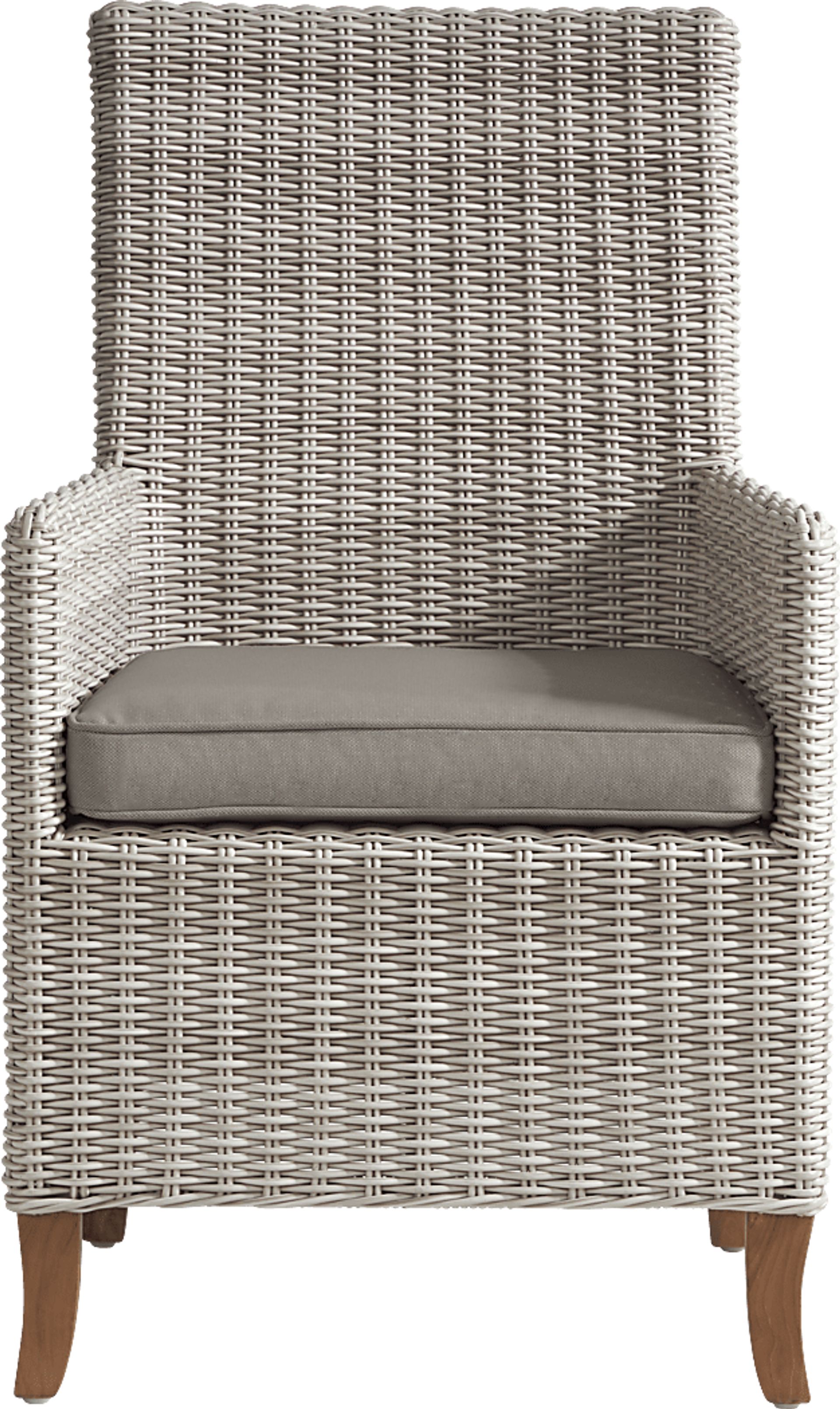 Patmos Gray Outdoor Arm Chair - Image 2