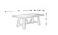 Patmos Tan 78 in. Rectangle Outdoor Dining Table