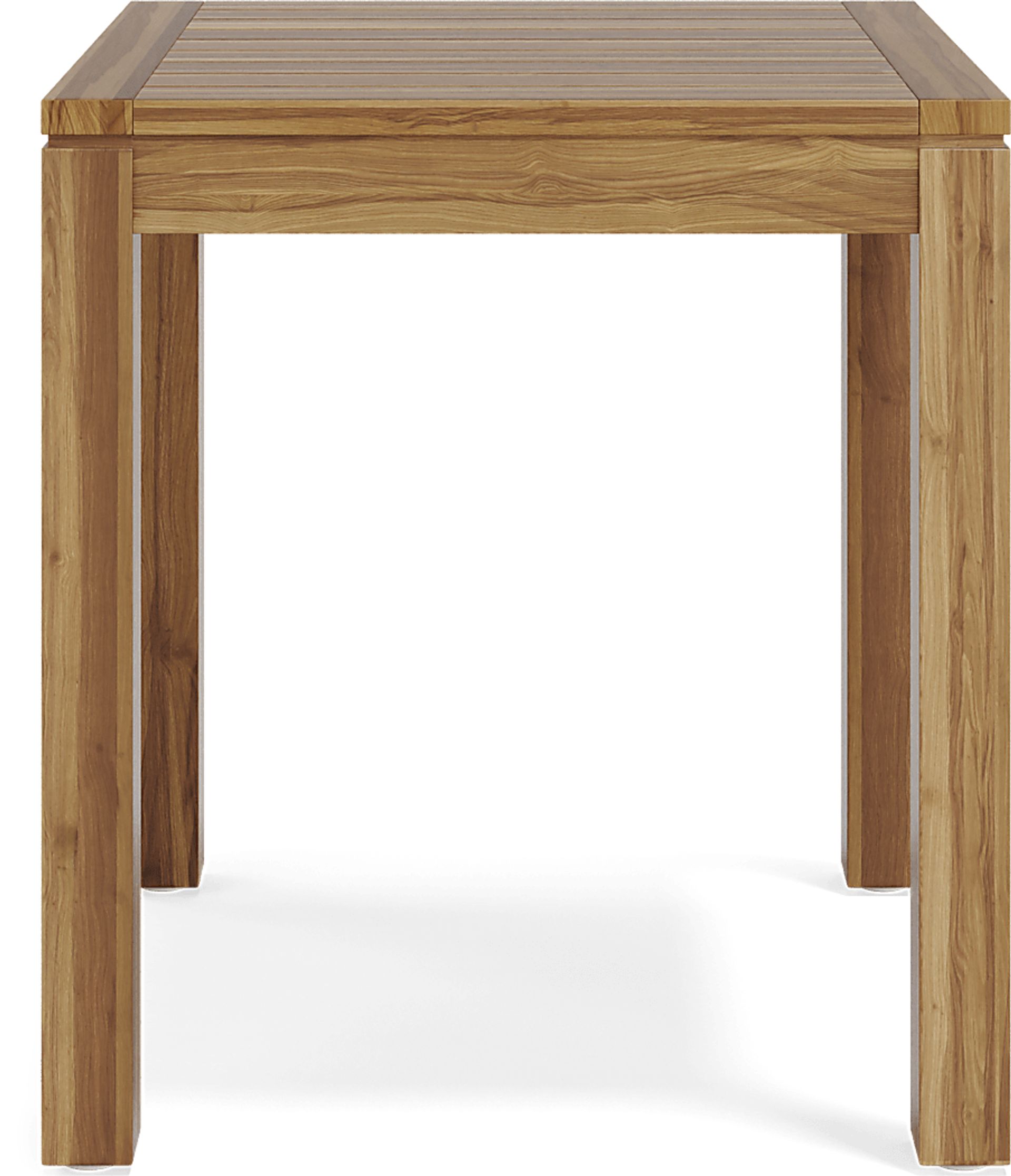 Patmos Teak 36 in. Square Bar Height Outdoor Dining Table - Image 3