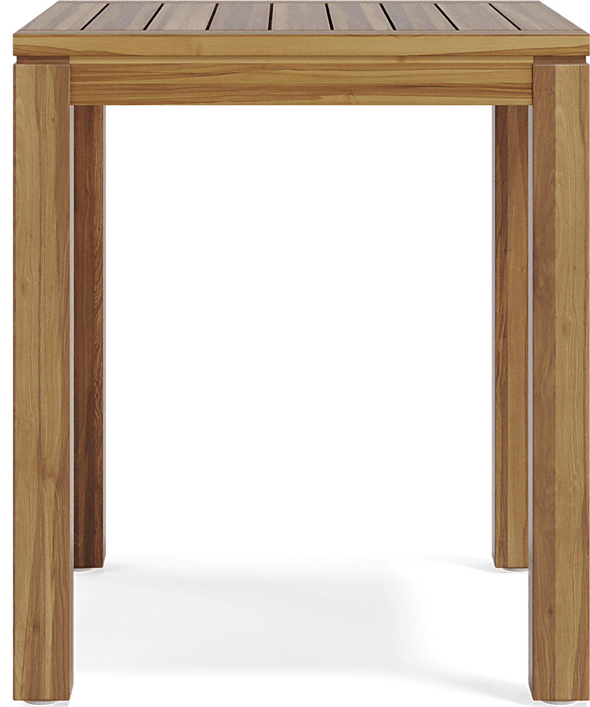 Patmos Teak 36 in. Square Bar Height Outdoor Dining Table - Image 5