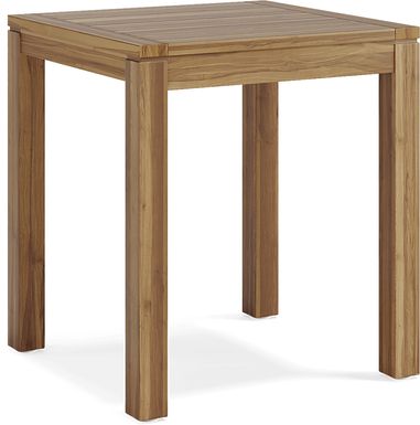 Patmos Teak 36 in. Square Bar Height Dining Table