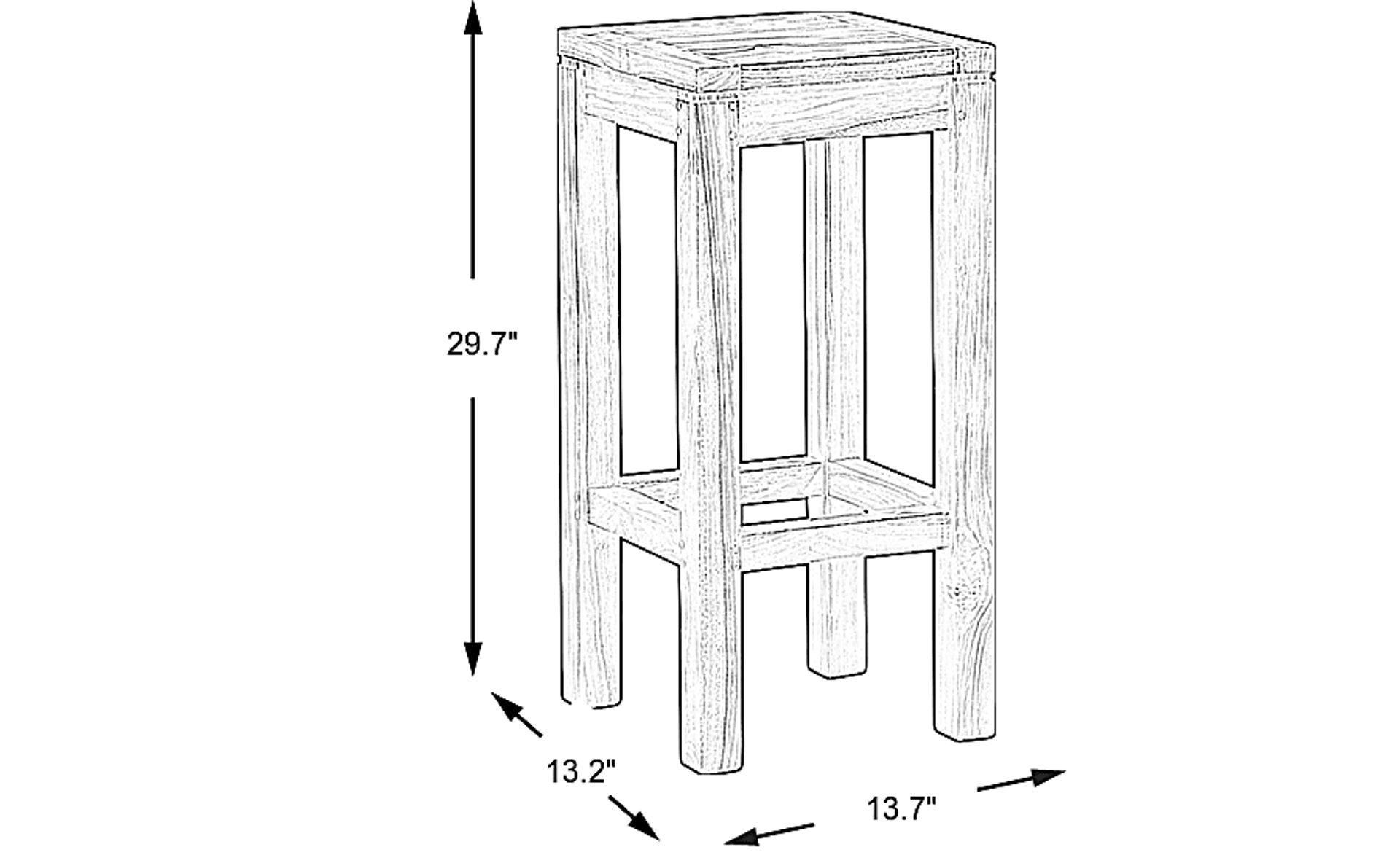 Dimension Image. Please refer to the Dimension Tab on this page for dimension details.