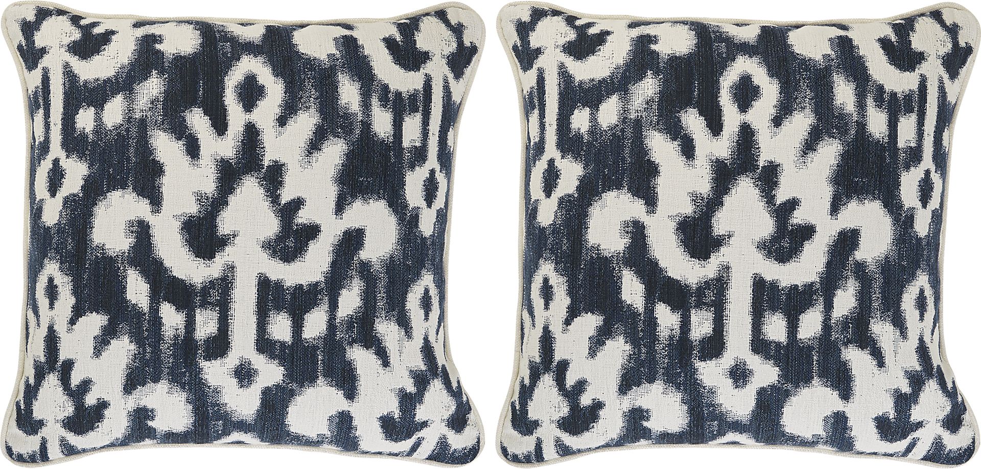 Patra Indigo Indoor/Outdoor Accent Pillows (Set of 2) - Image 1