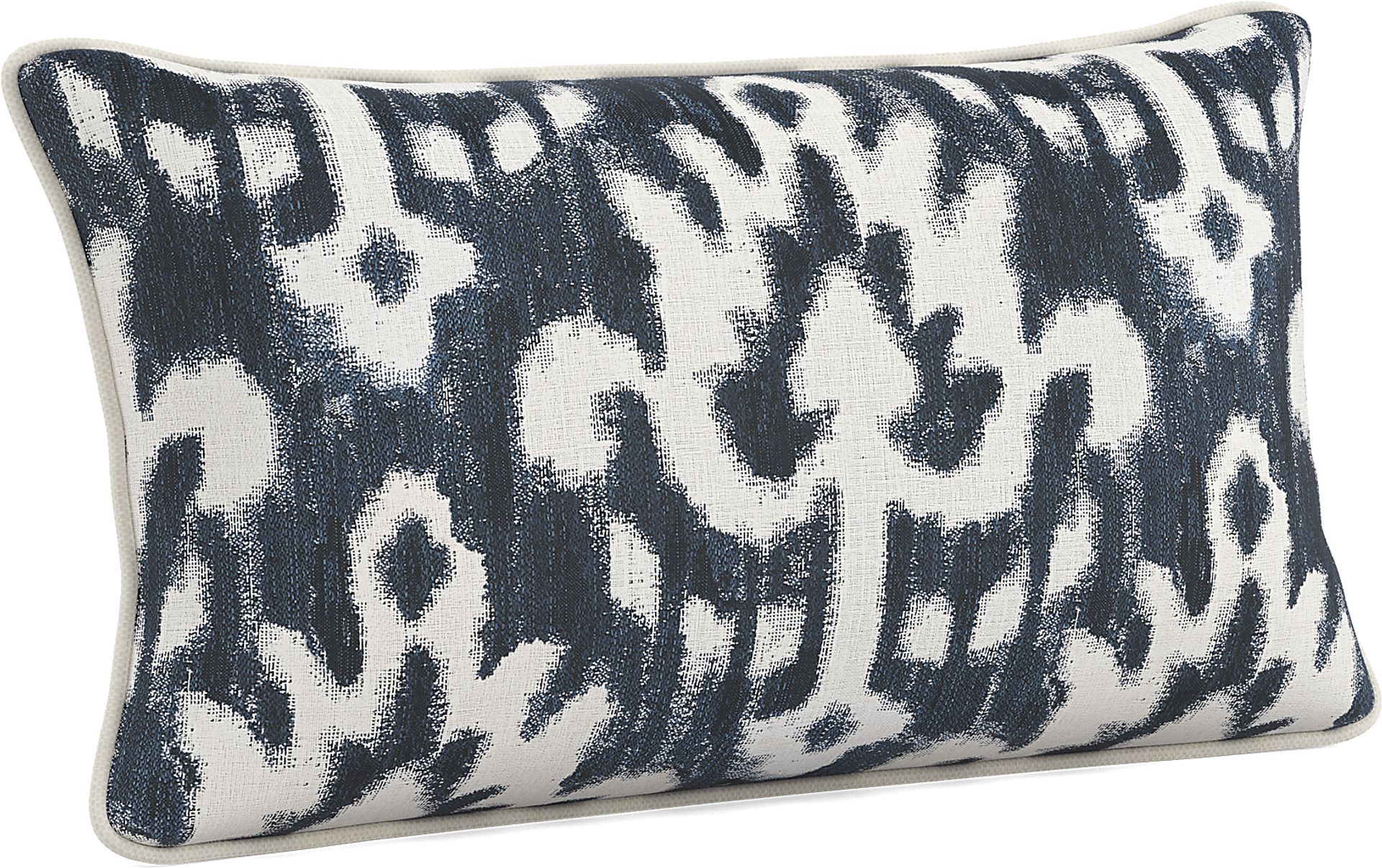 Patra Indigo Indoor/Outdoor Kidney Pillow - Image 2