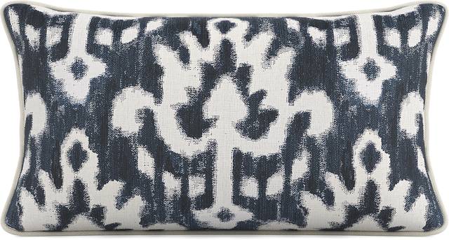 Patra Indigo Indoor/Outdoor Kidney Pillow - Thumbnail - Image 1