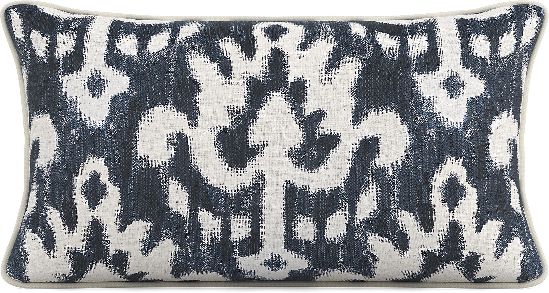 Patra Indigo Indoor/Outdoor Kidney Pillow - Image 1