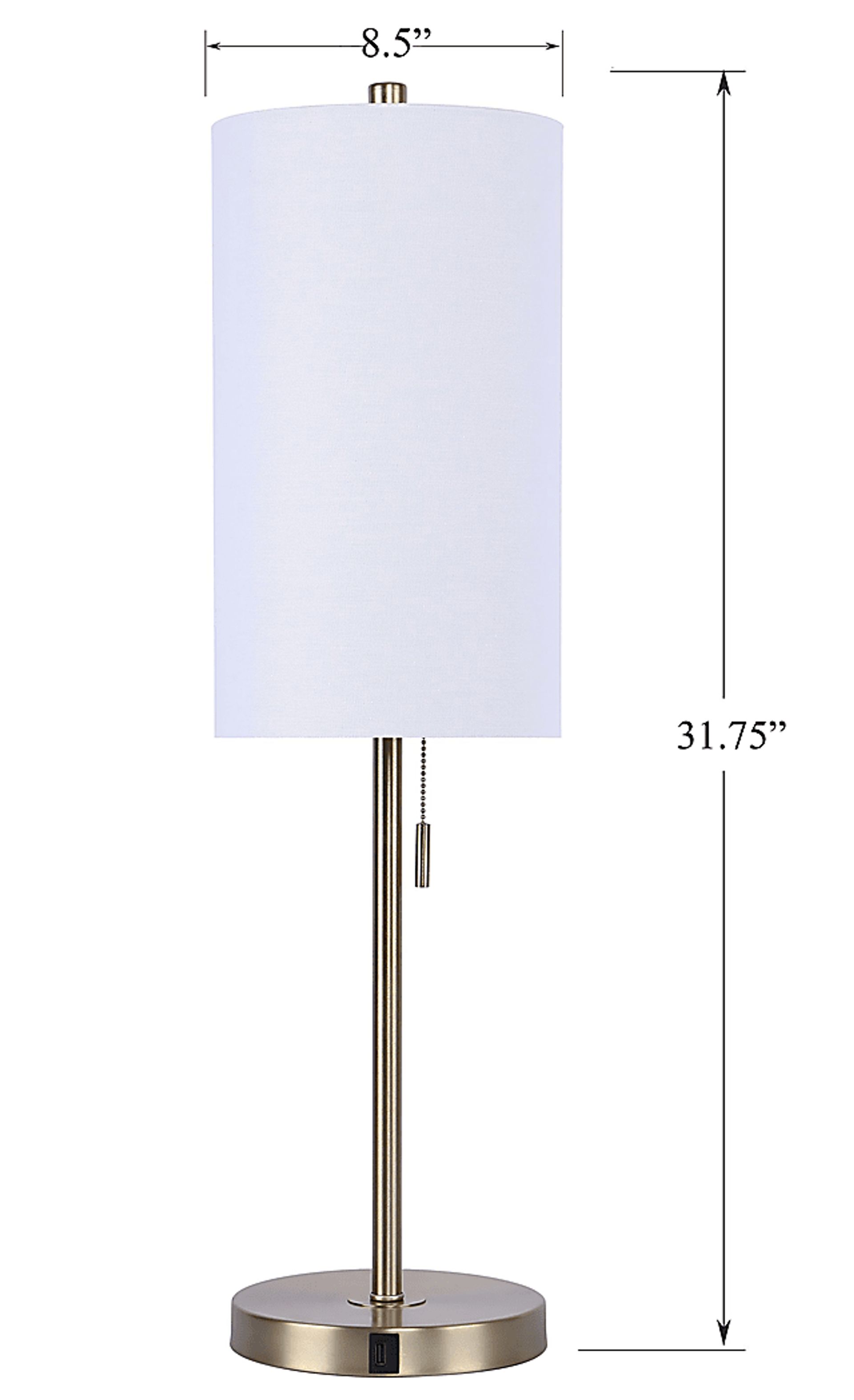 Patricia Boulevard Gold Lamp Set of 2 - Image 10