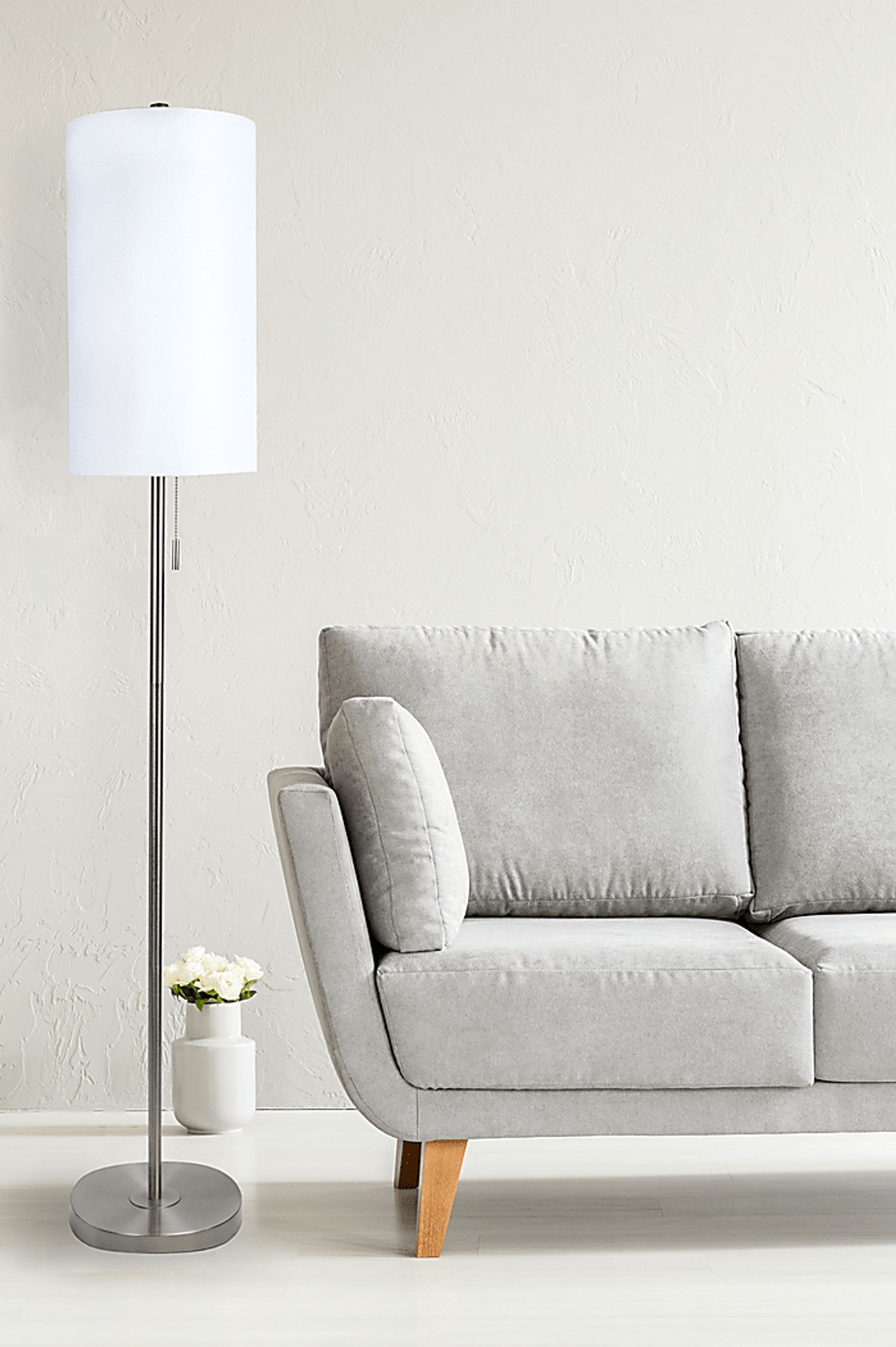 Patricia Boulevard Silver Floor Lamp - Image 5