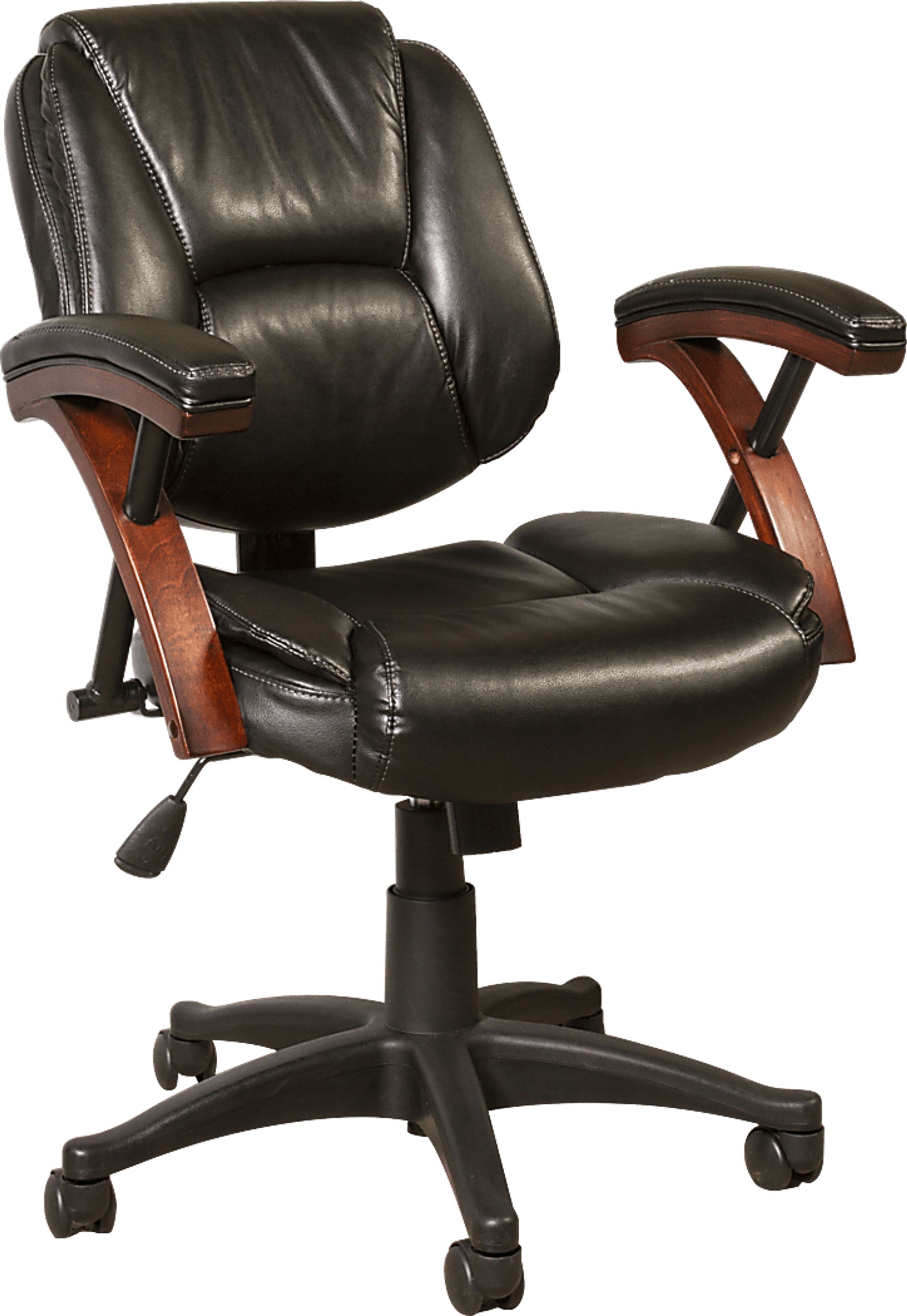 Patrick II Cherry Bookcase Desk and Chair - Image 3