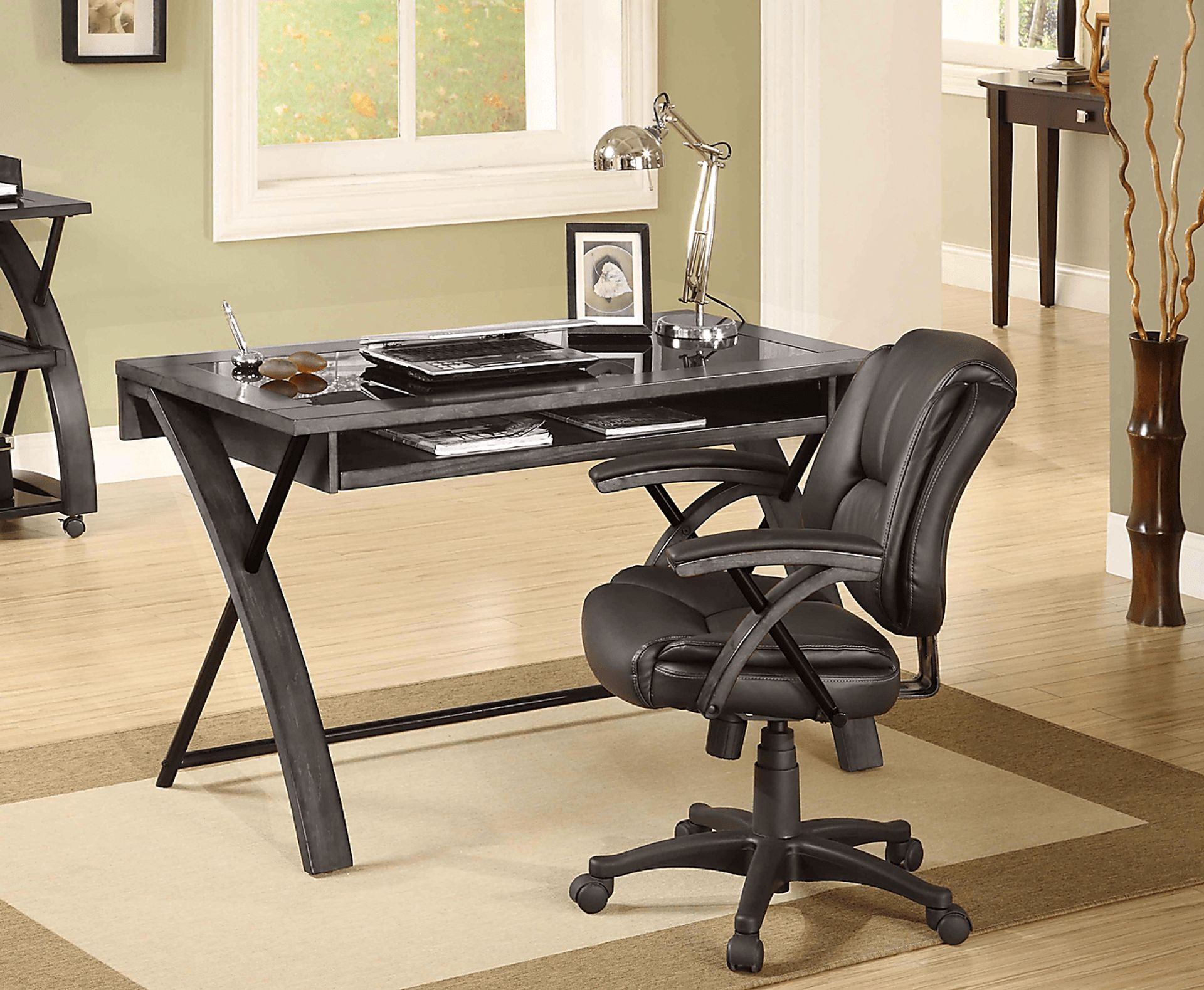 Patrick Gray Desk and Chair - Image 1