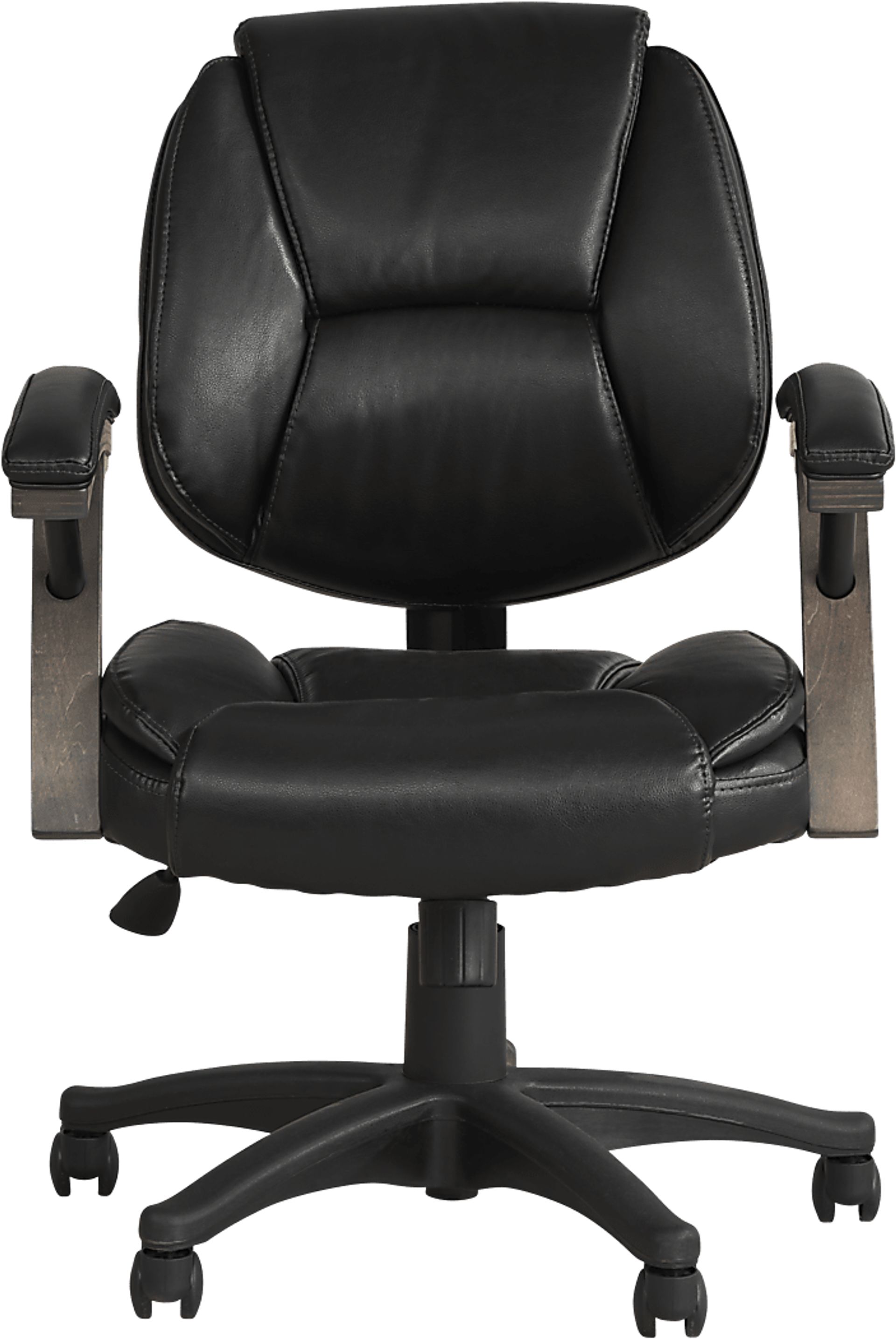Patrick II Black Desk Chair - Image 2
