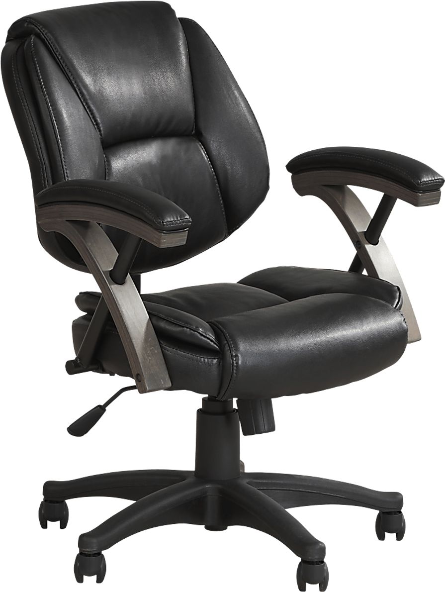 Patrick II Black Desk Chair