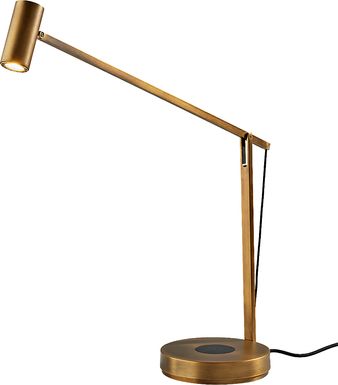 Patsy Post Brass Lamp