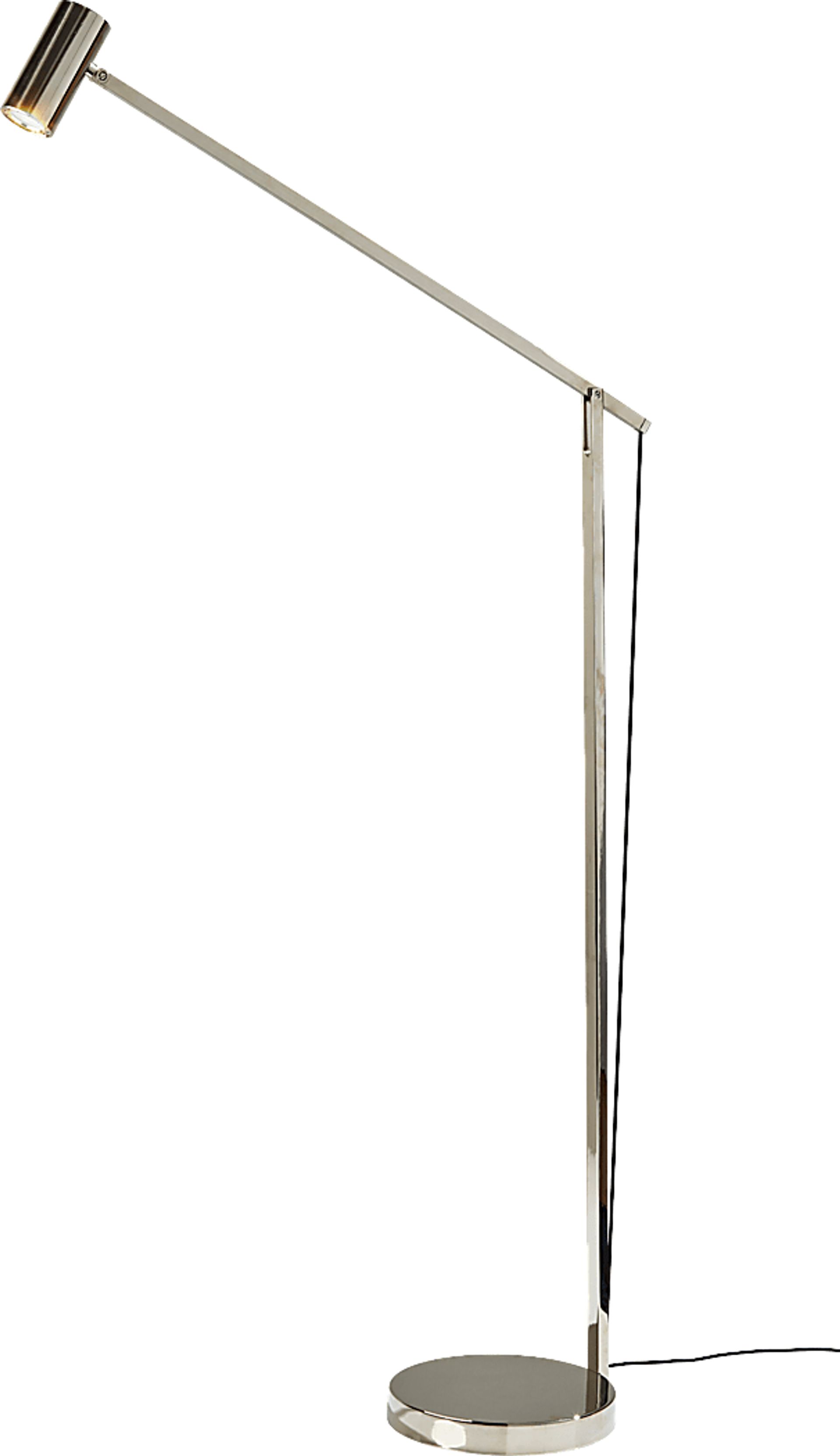 Patsy Post Nickel Floor Lamp - Image 1