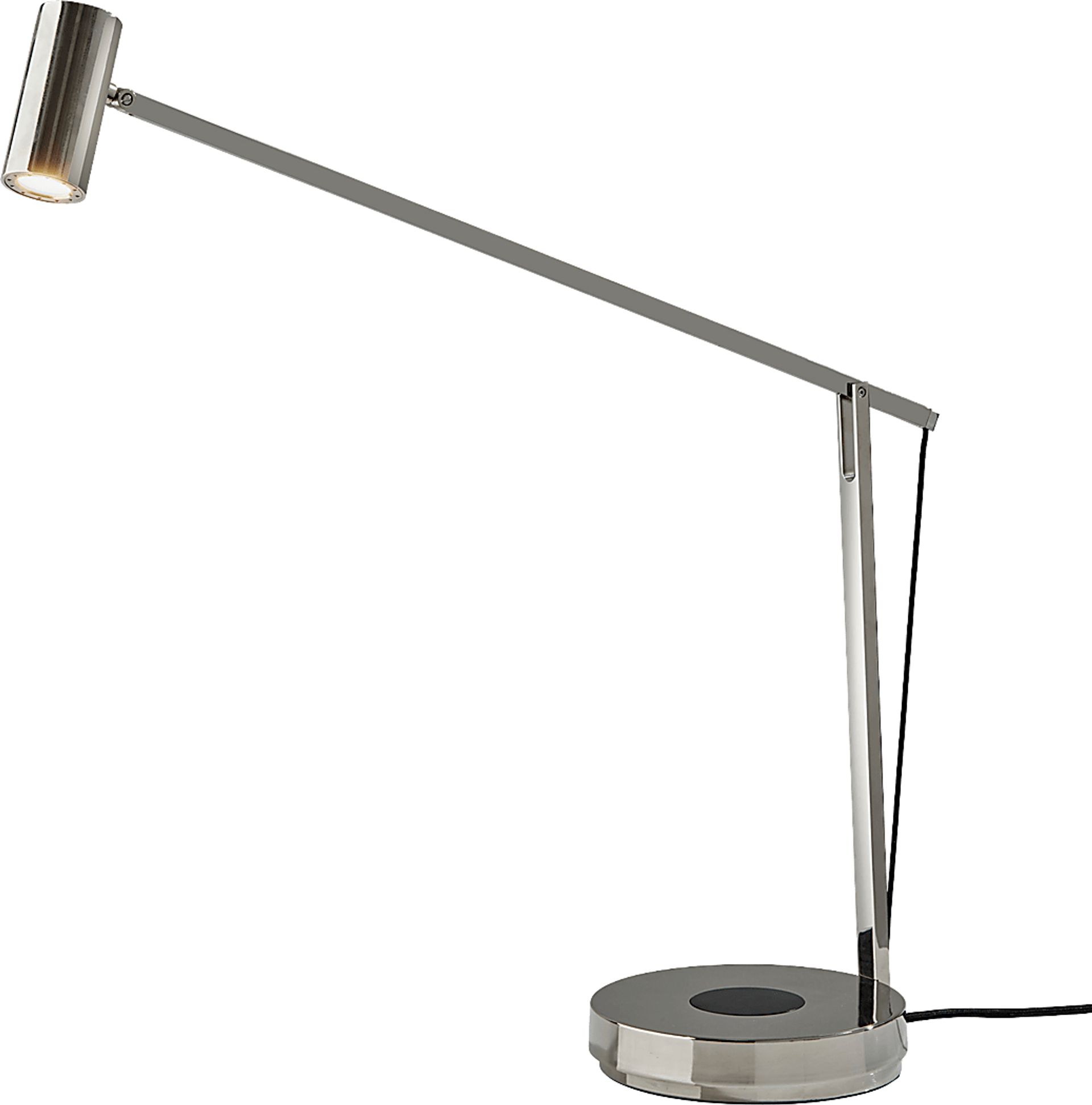 Patsy Post Nickel Lamp - Image 1