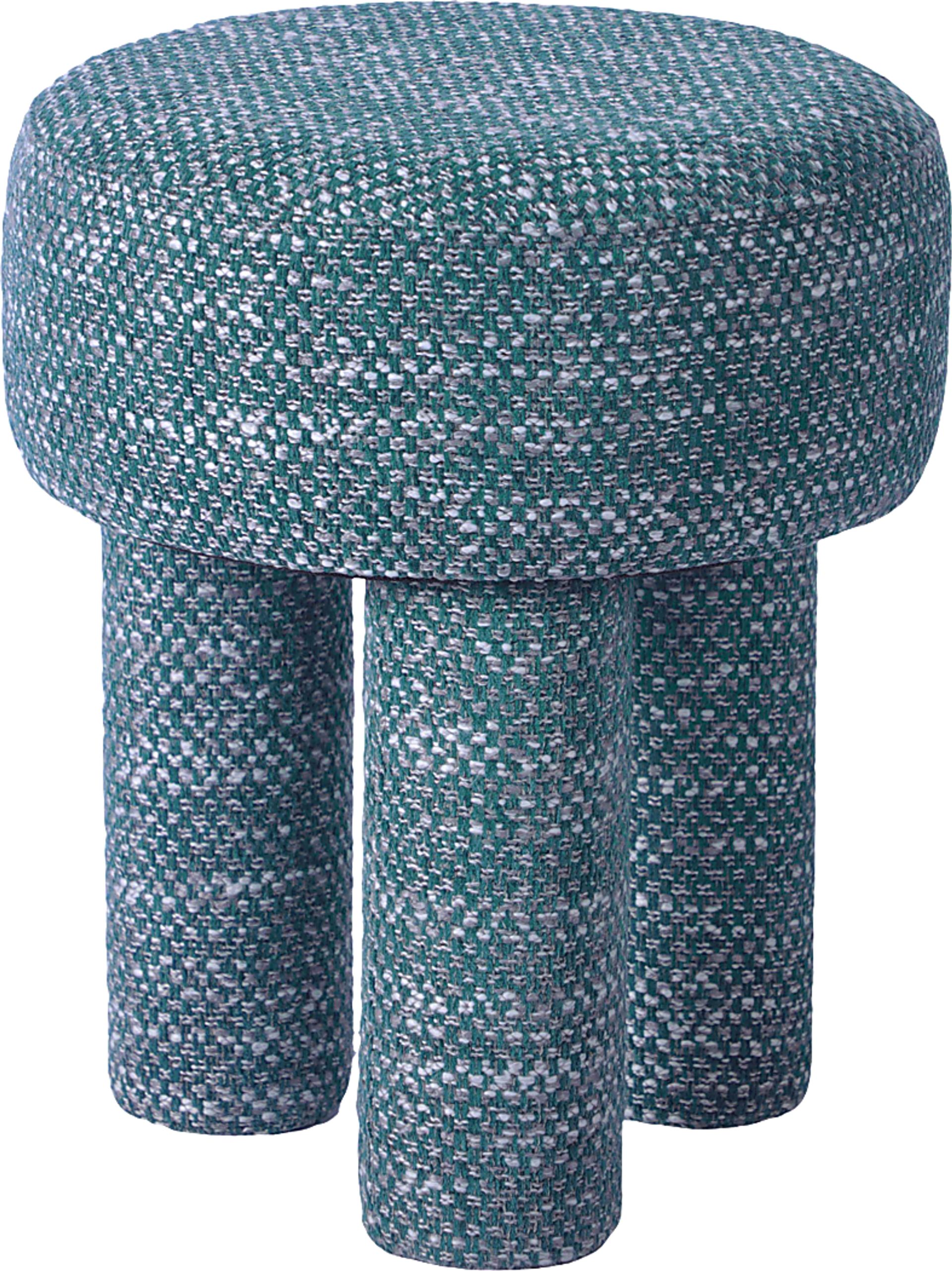 Pattyton Teal Accent Stool - Image 1
