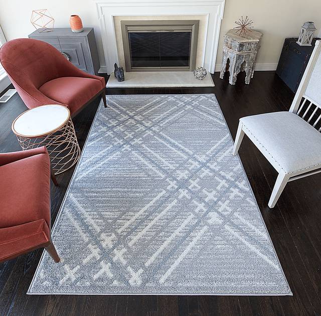 Patveer Gray 8' x 10' Rug - Thumbnail - Image 3