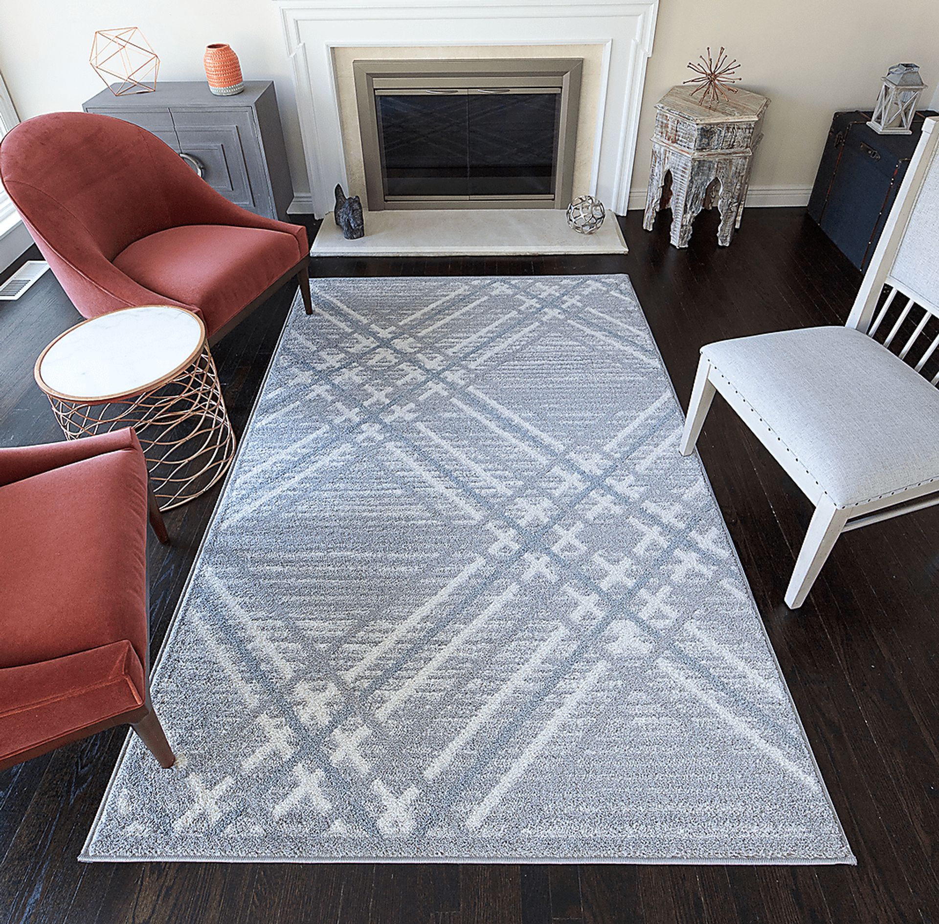 Patveer Gray 8' x 10' Rug - Image 3