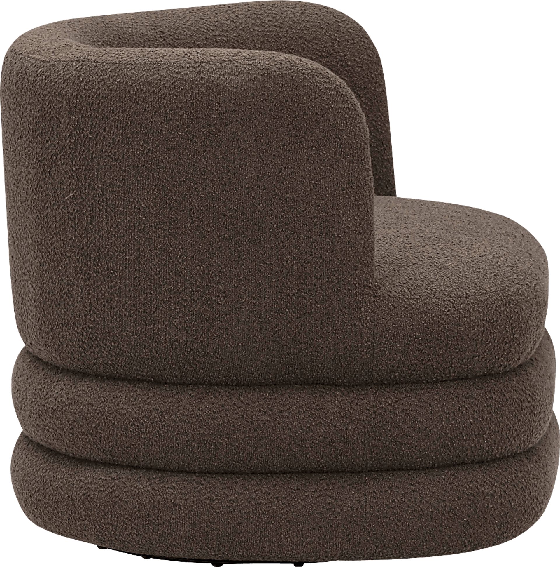 Paulo Brown Swivel Accent Chair - Image 4