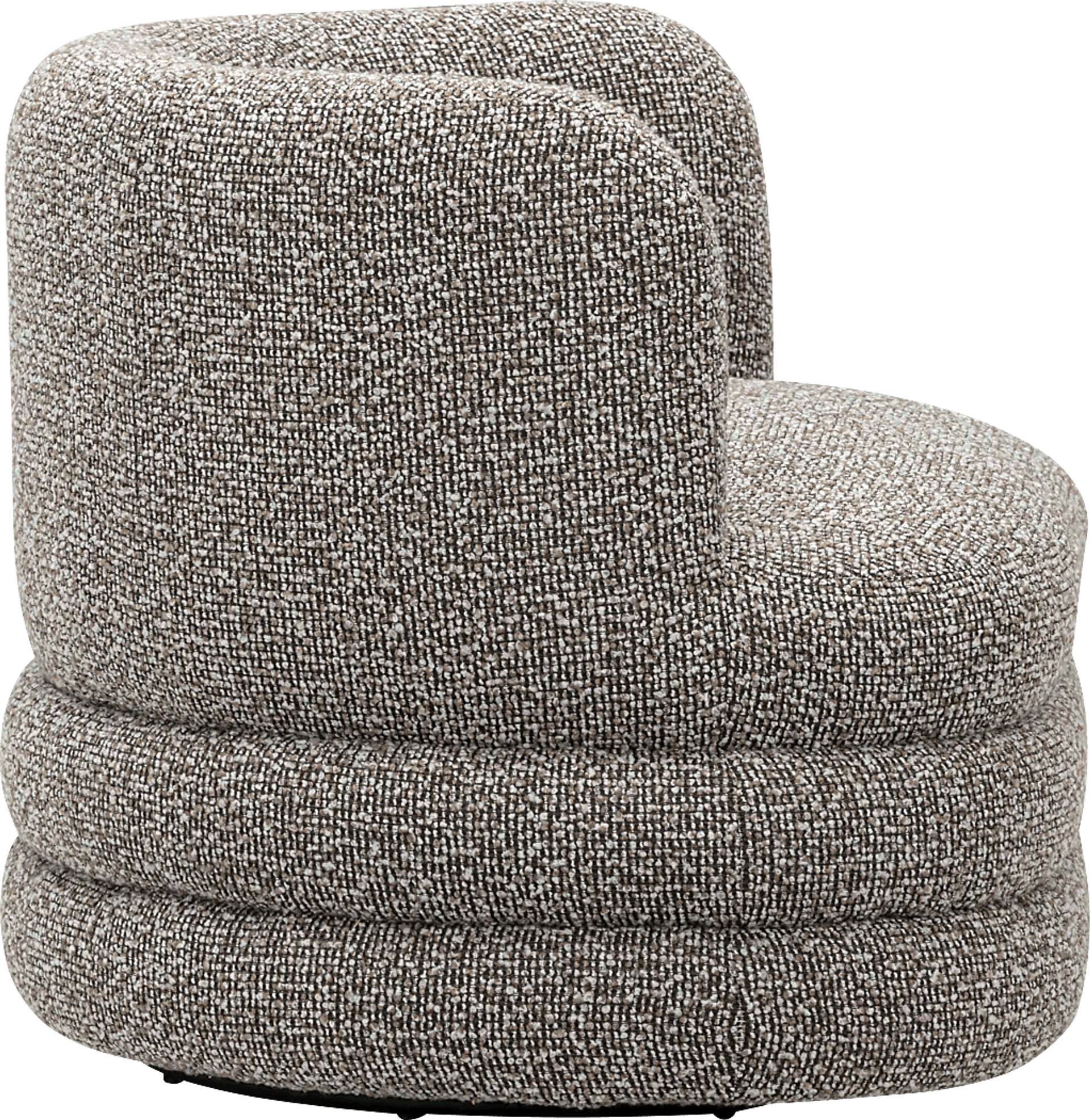 Paulo Gray Swivel Accent Chair - Image 4